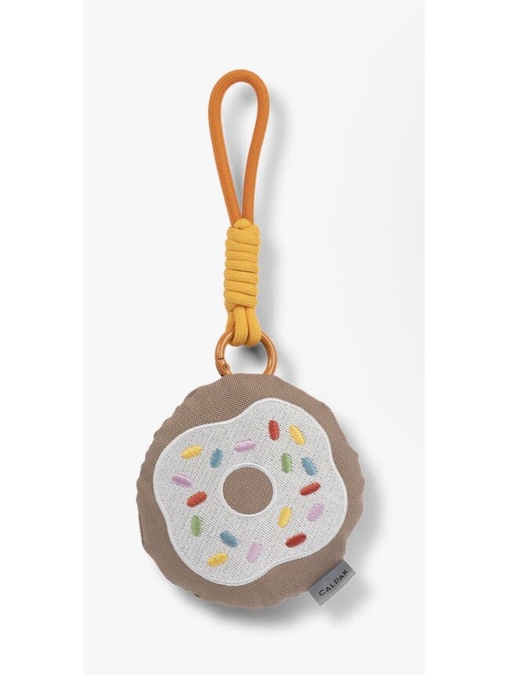 CALPAK Pluffy Bag Charm Donut Kids Plush Backpack Clip APLF2501 NWT